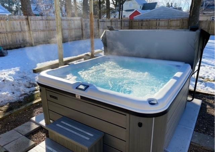 Winter Hot Tub Use
